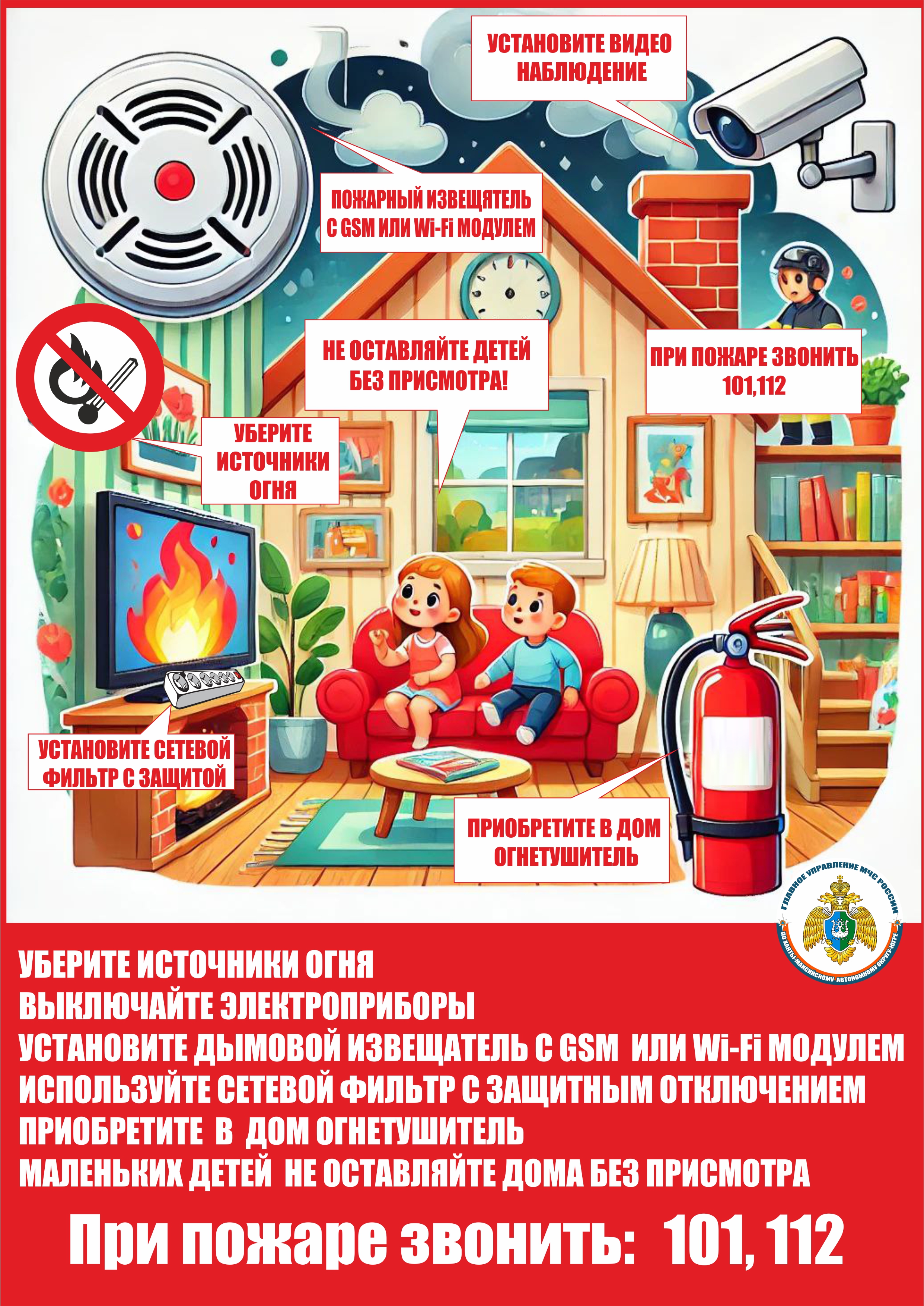 Памятка по пожарной безопасности