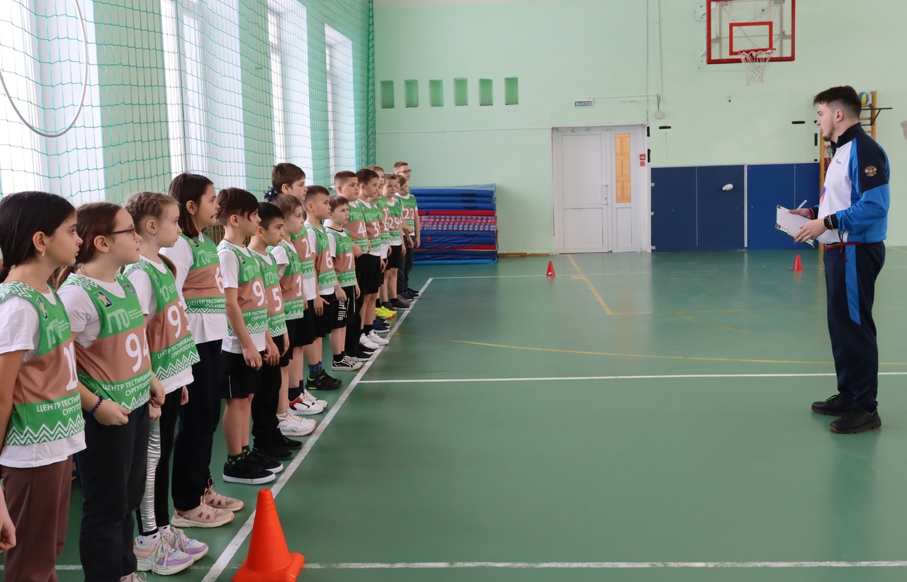 Обучающиеся школы приняли участие в выполнении нормативов ВФСК «ГТО»