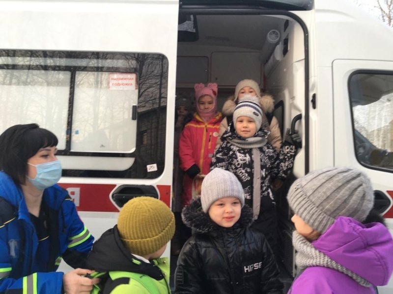 Посещение станции первой помощи.